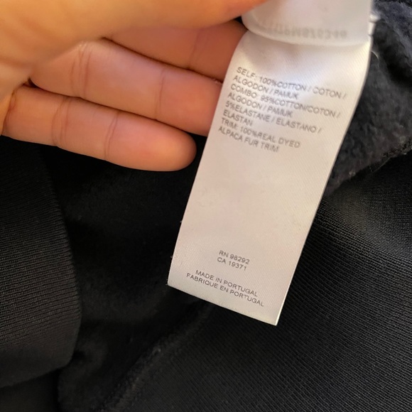 Tibi sweatshirt with fur Pom poms - Picture 5 of 5